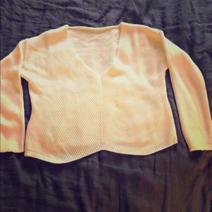 Cream cropped sweater